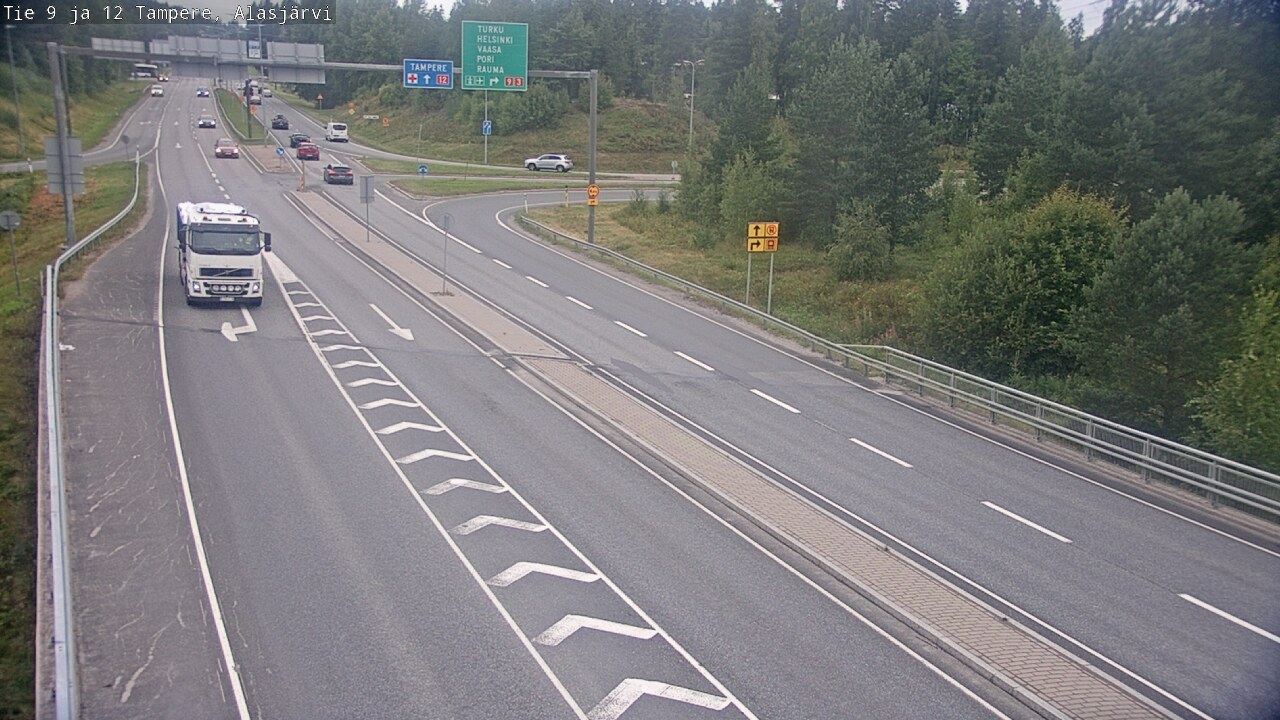 Weather Camera Image Road 12 Tampere, Alasjärvi, Tampere, Pirkanmaa