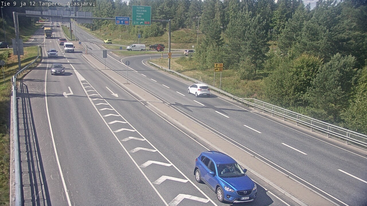 Kelikamerat Kuva Tie 12 Tampere, Alasjärvi, Tampere, Pirkanmaa