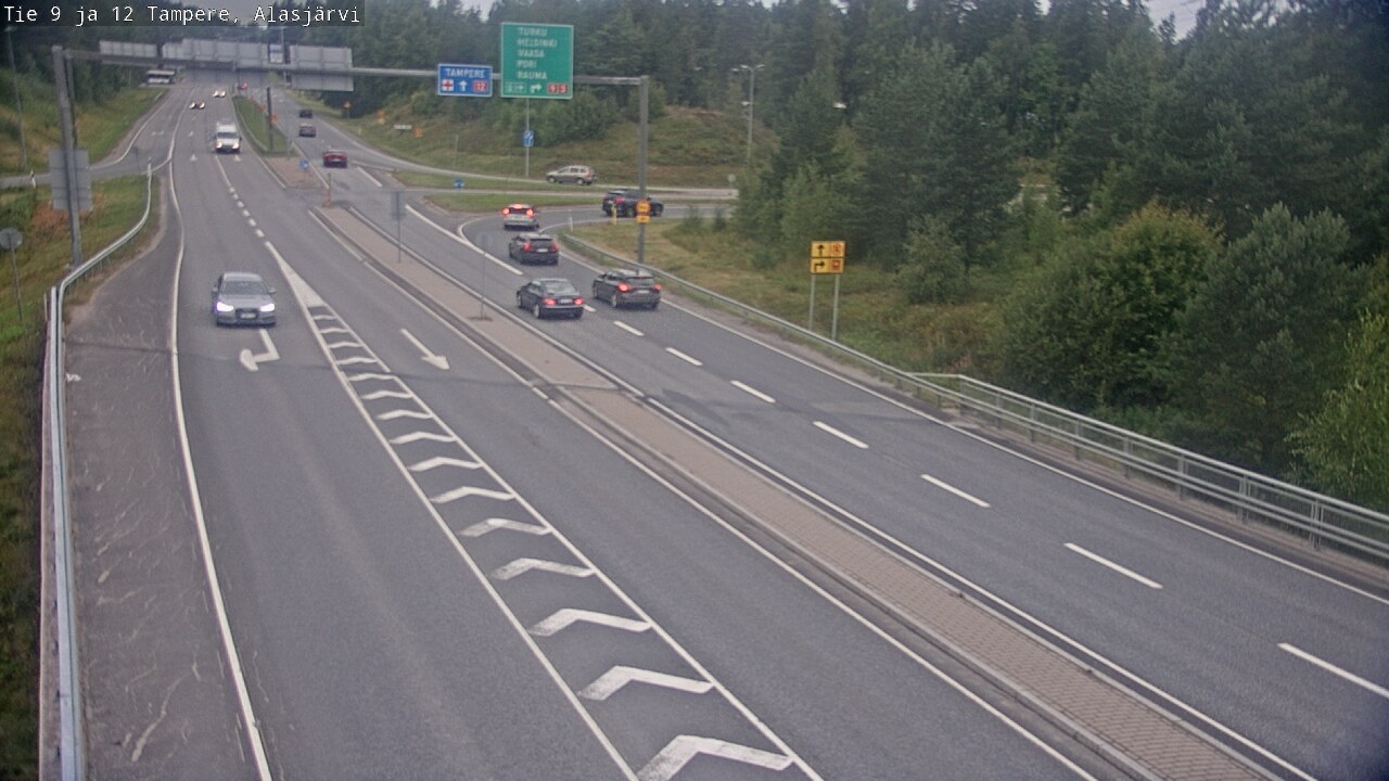Weather Camera Image Road 12 Tampere, Alasjärvi, Tampere, Pirkanmaa