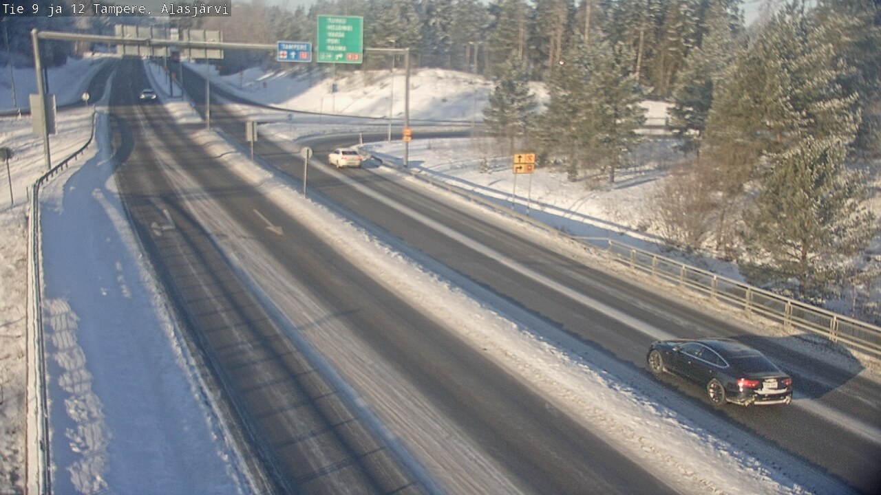 Weather Camera Image Väg 12 Tammerfors, Alasjärvi, Tampere, Pirkanmaa