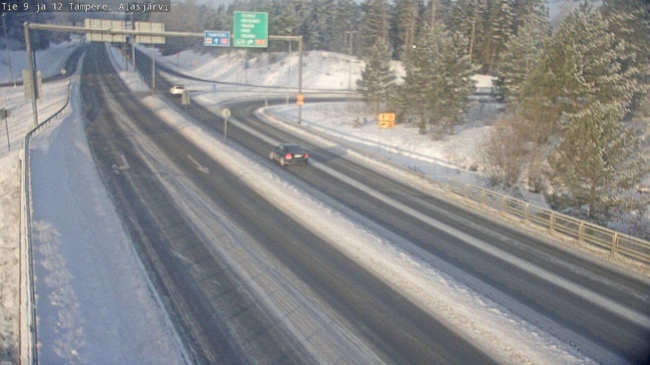 Weather Camera Image Väg 12 Tammerfors, Alasjärvi, Tampere, Pirkanmaa
