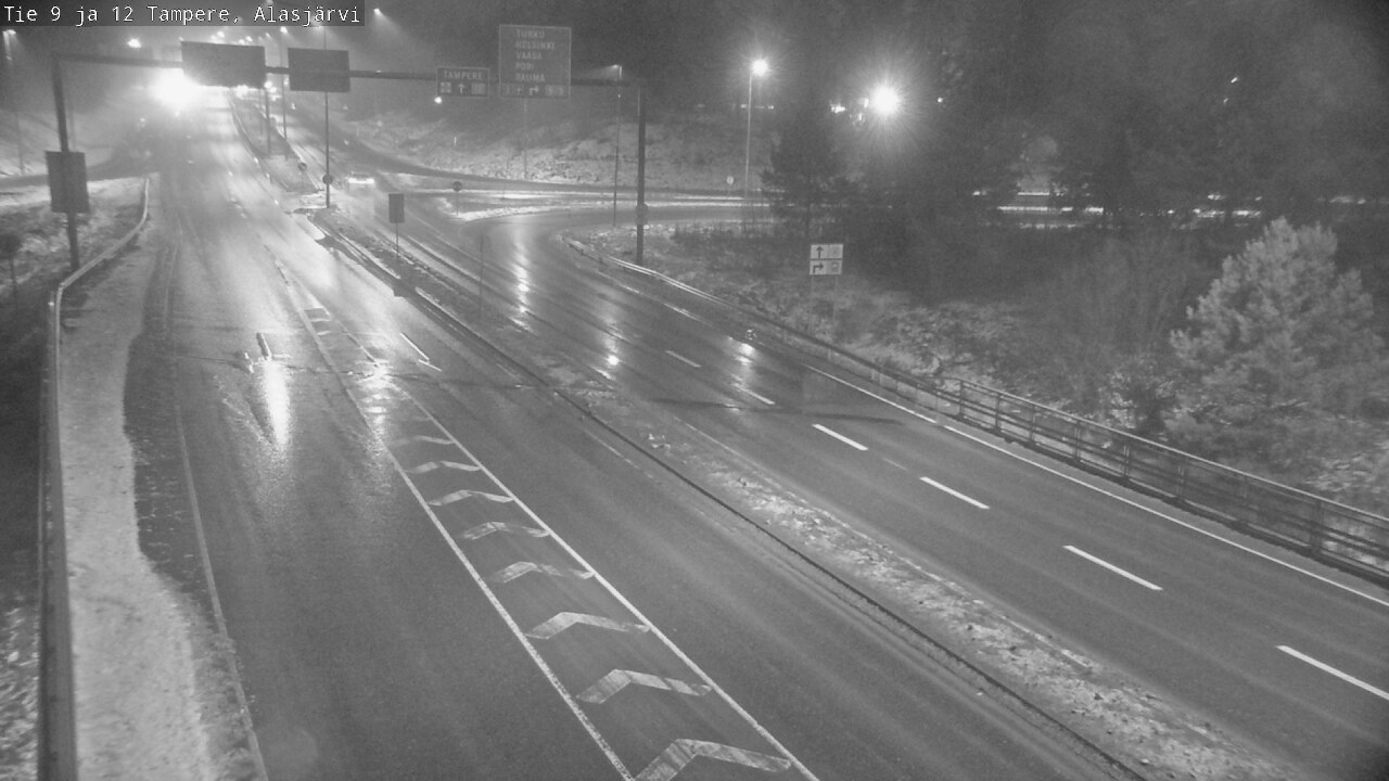 Weather Camera Image Väg 12 Tammerfors, Alasjärvi, Tampere, Pirkanmaa