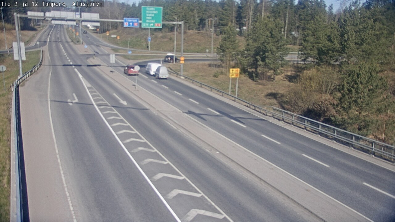 Kelikamerat Kuva Tie 12 Tampere, Alasjärvi, Tampere, Pirkanmaa