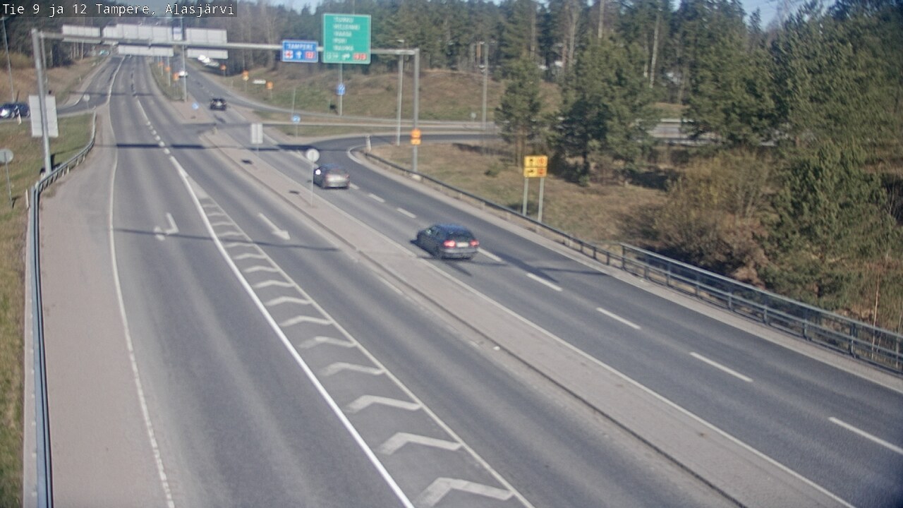 Kelikamerat Kuva Tie 12 Tampere, Alasjärvi, Tampere, Pirkanmaa