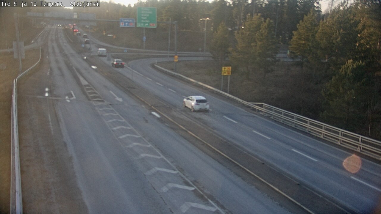 Weather Camera Image Road 12 Tampere, Alasjärvi, Tampere, Pirkanmaa
