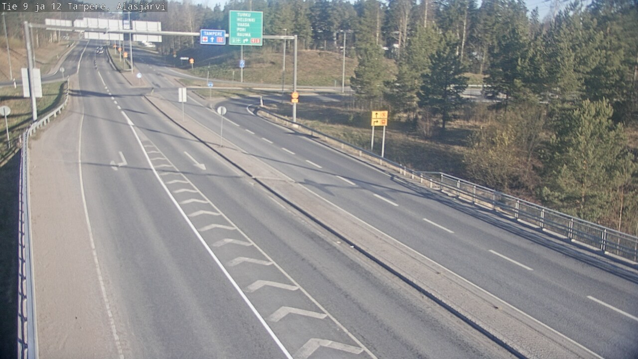 Kelikamerat Kuva Tie 12 Tampere, Alasjärvi, Tampere, Pirkanmaa
