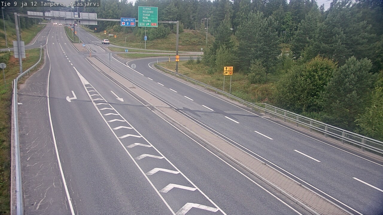 Weather Camera Image Road 12 Tampere, Alasjärvi, Tampere, Pirkanmaa