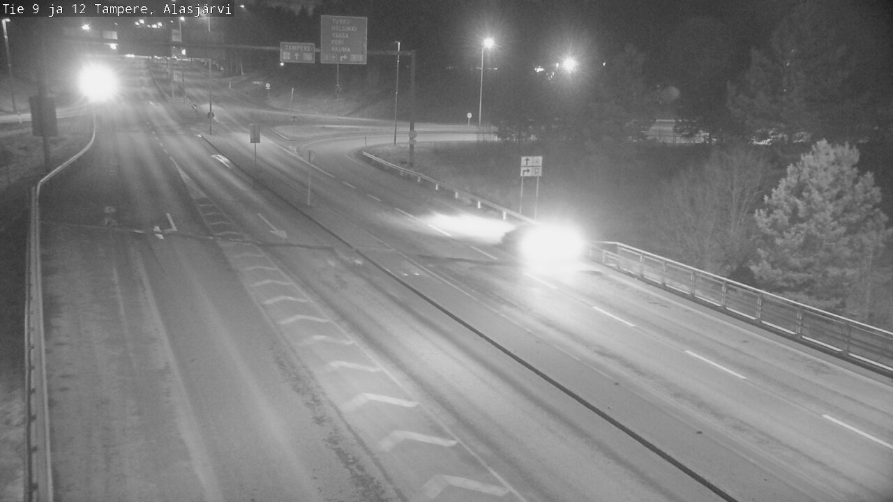 Weather Camera Image Väg 12 Tammerfors, Alasjärvi, Tampere, Pirkanmaa
