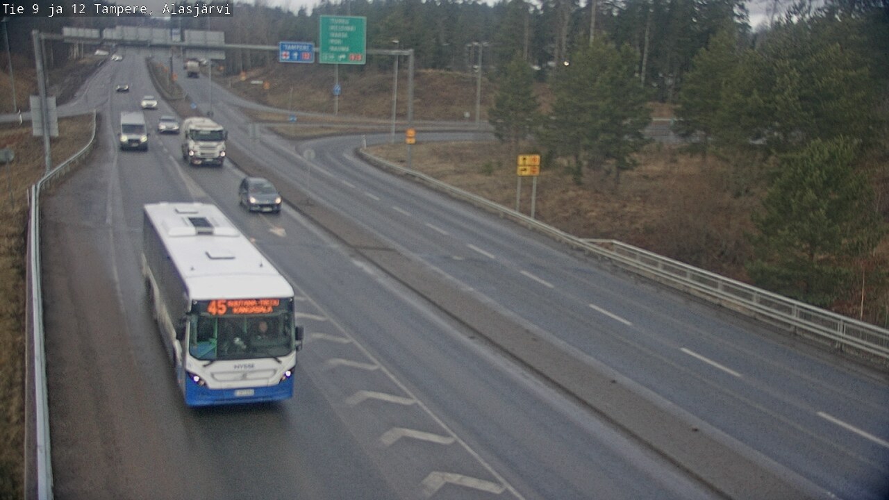 Kelikamerat Kuva Tie 12 Tampere, Alasjärvi, Tampere, Pirkanmaa