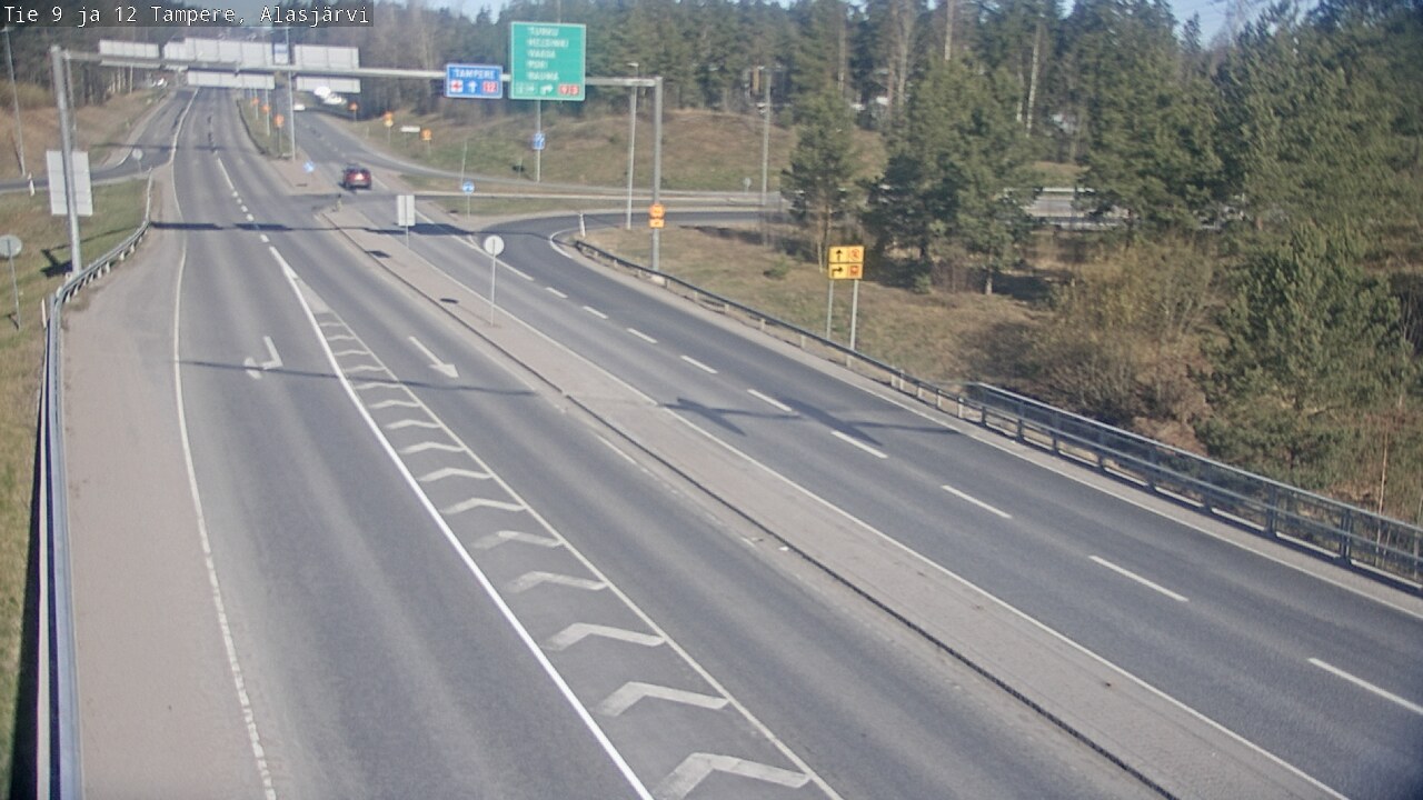 Kelikamerat Kuva Tie 12 Tampere, Alasjärvi, Tampere, Pirkanmaa
