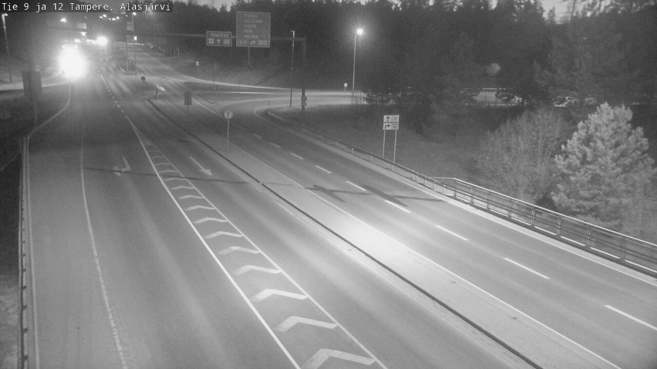 Weather Camera Image Väg 12 Tammerfors, Alasjärvi, Tampere, Pirkanmaa