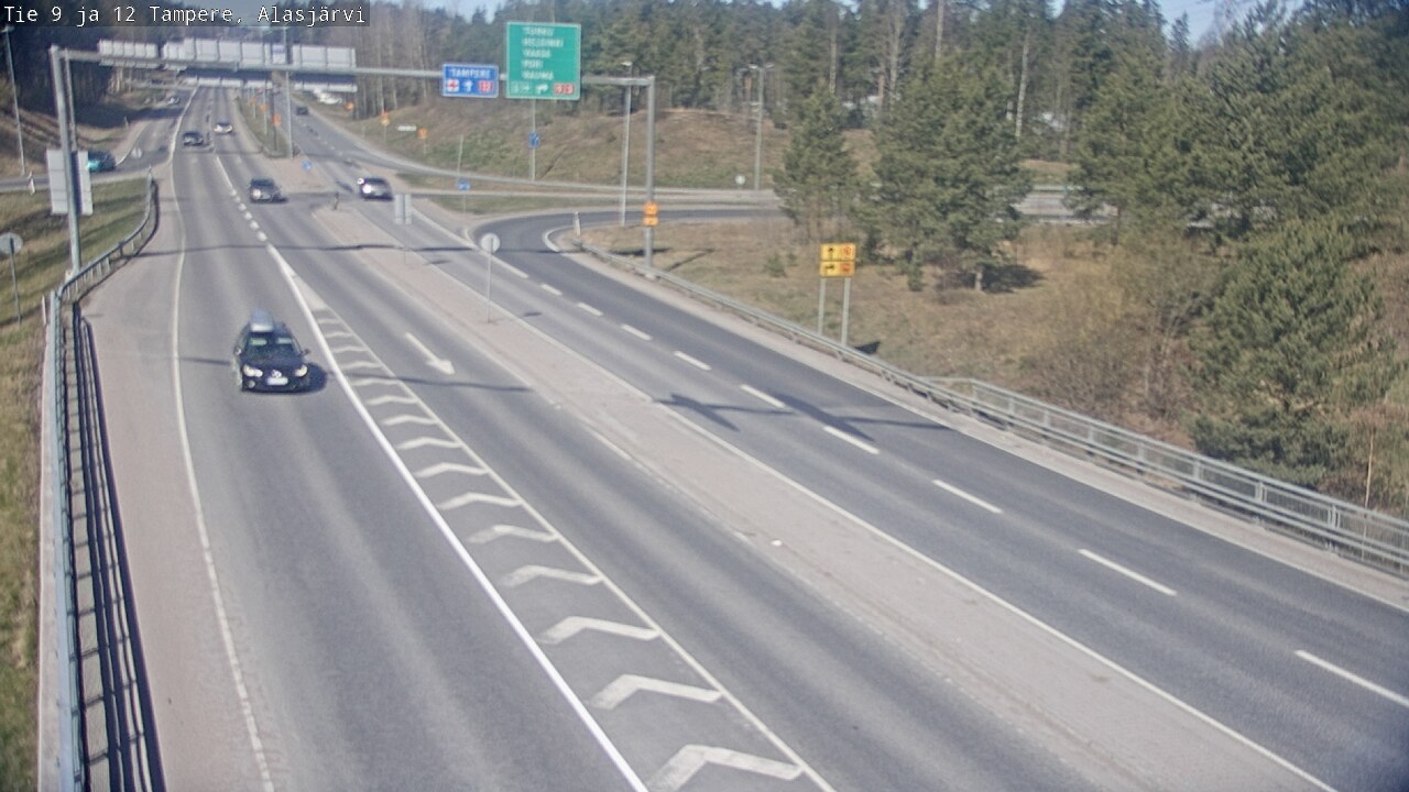 Kelikamerat Kuva Tie 12 Tampere, Alasjärvi, Tampere, Pirkanmaa