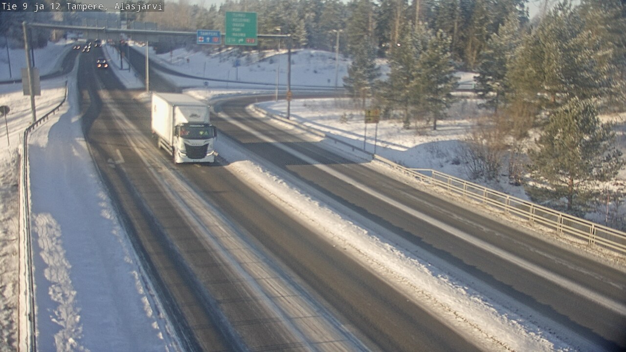 Weather Camera Image Väg 12 Tammerfors, Alasjärvi, Tampere, Pirkanmaa