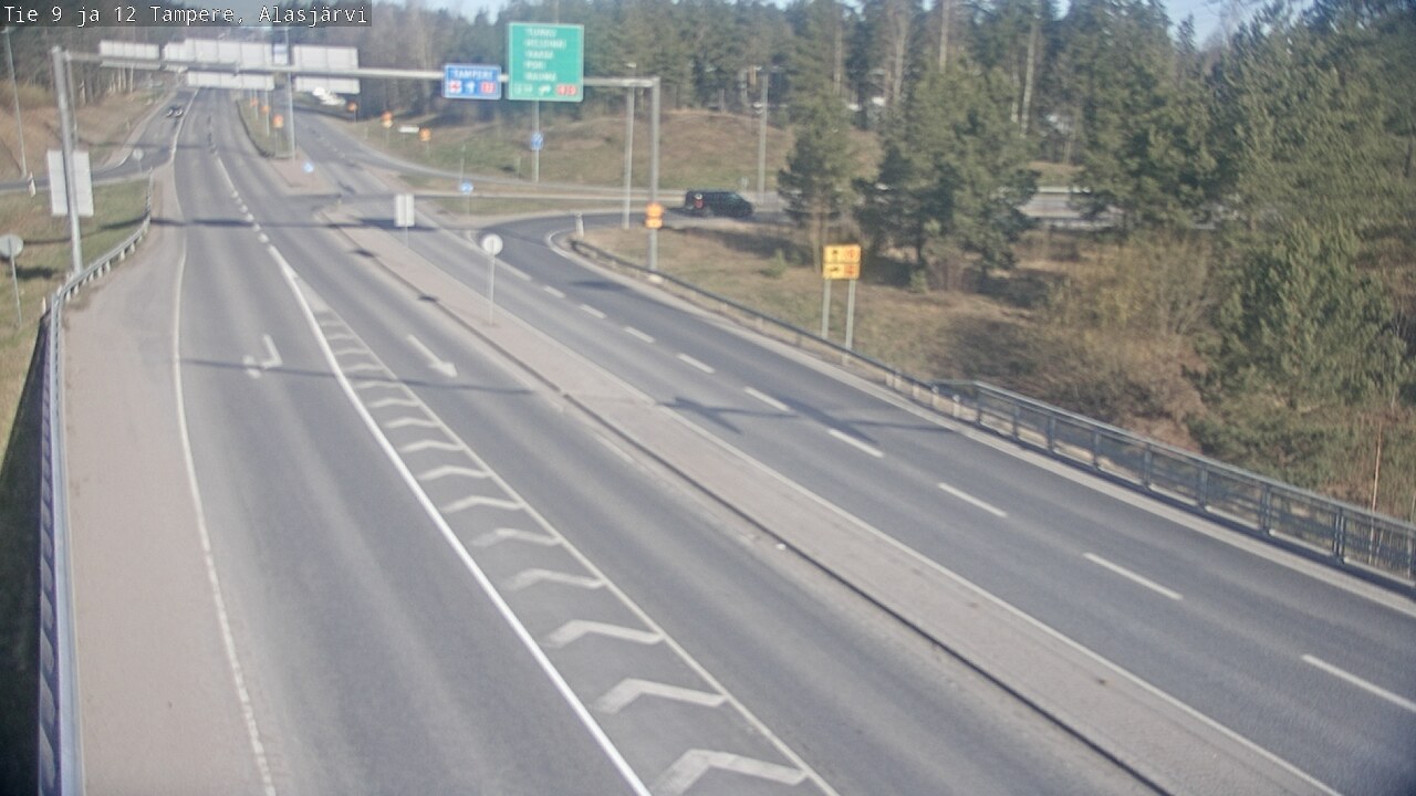 Kelikamerat Kuva Tie 12 Tampere, Alasjärvi, Tampere, Pirkanmaa