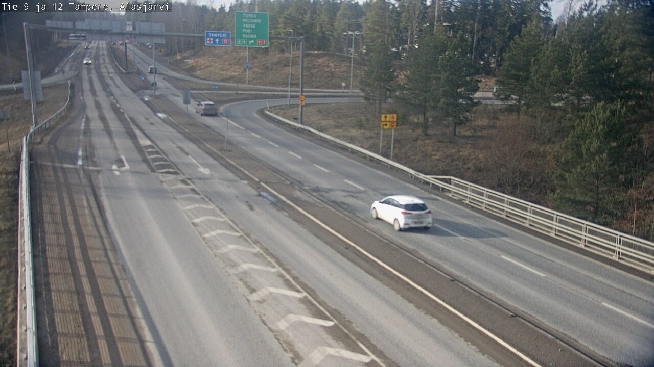 Kelikamerat Kuva Tie 12 Tampere, Alasjärvi, Tampere, Pirkanmaa