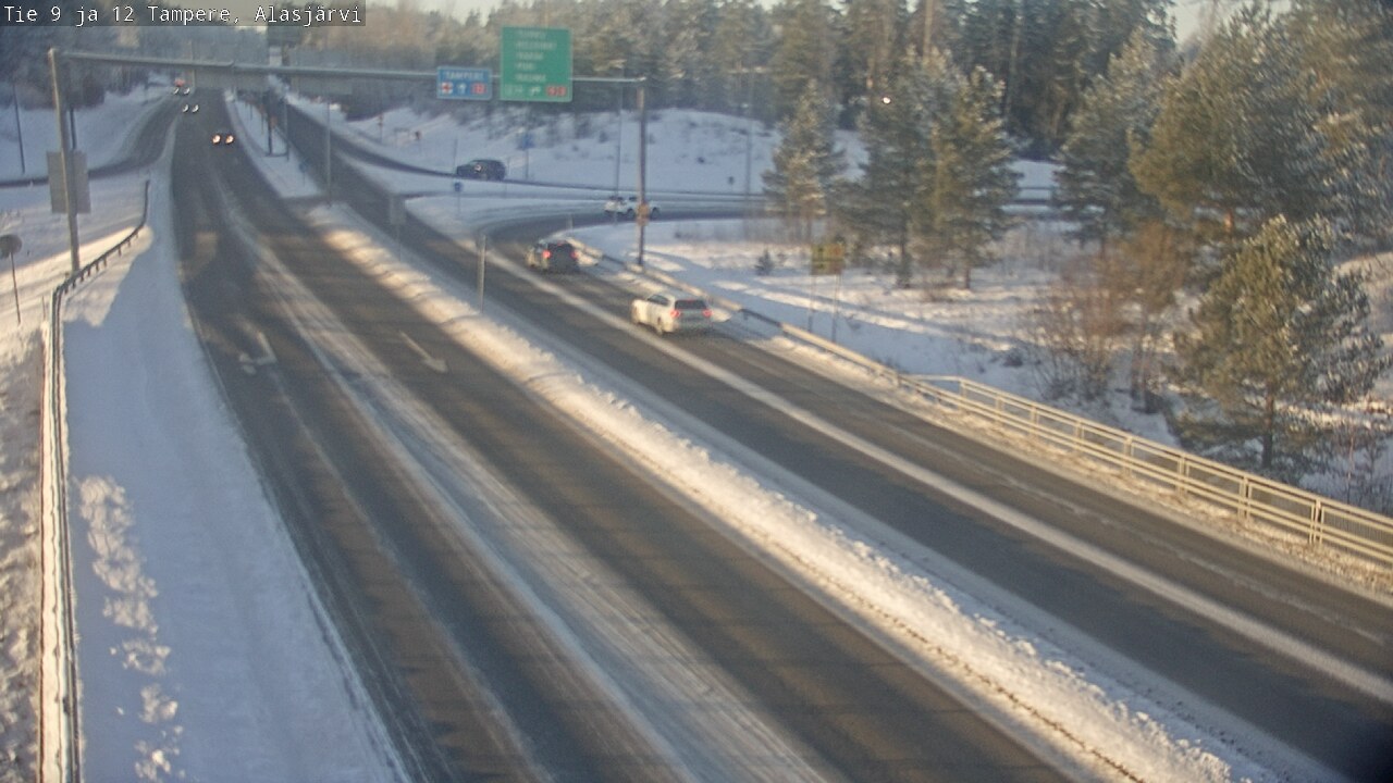 Weather Camera Image Väg 12 Tammerfors, Alasjärvi, Tampere, Pirkanmaa