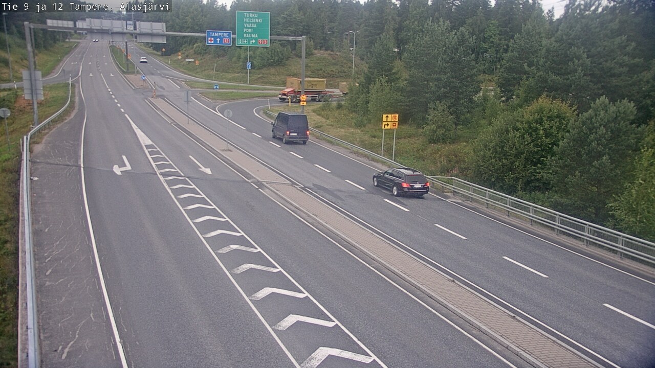 Weather Camera Image Road 12 Tampere, Alasjärvi, Tampere, Pirkanmaa