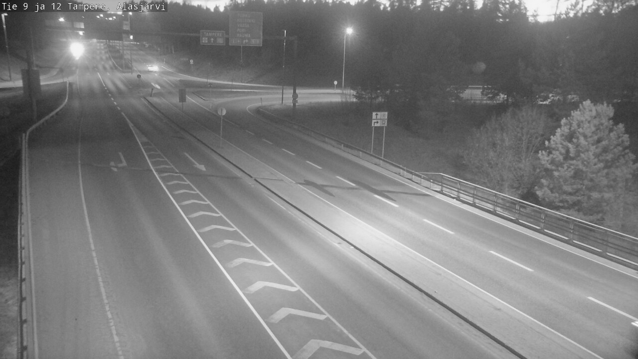 Weather Camera Image Väg 12 Tammerfors, Alasjärvi, Tampere, Pirkanmaa