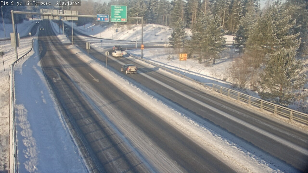 Weather Camera Image Väg 12 Tammerfors, Alasjärvi, Tampere, Pirkanmaa