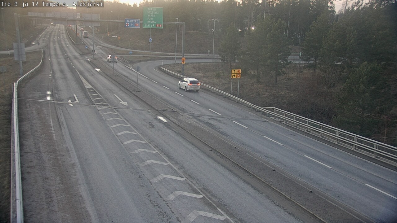 Weather Camera Image Road 12 Tampere, Alasjärvi, Tampere, Pirkanmaa