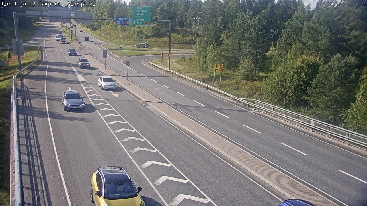 Kelikamerat Kuva Tie 12 Tampere, Alasjärvi, Tampere, Pirkanmaa