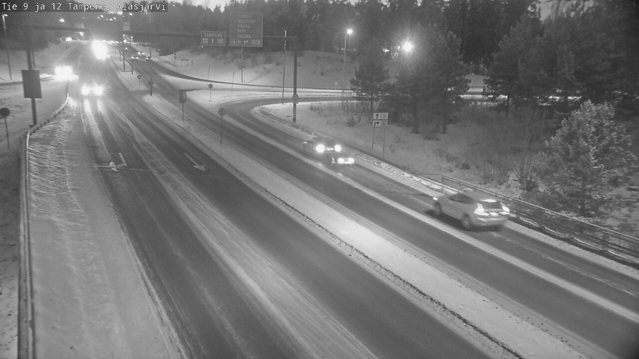 Weather Camera Image Road 12 Tampere, Alasjärvi, Tampere, Pirkanmaa