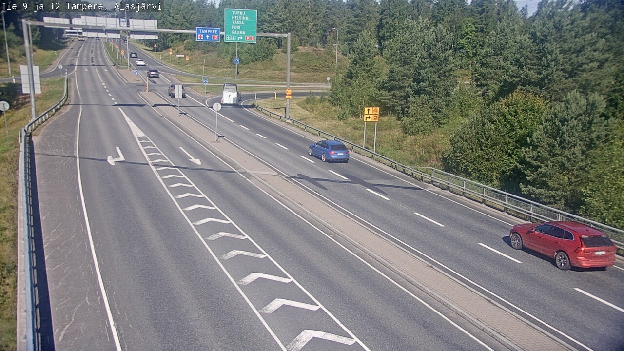 Kelikamerat Kuva Tie 12 Tampere, Alasjärvi, Tampere, Pirkanmaa