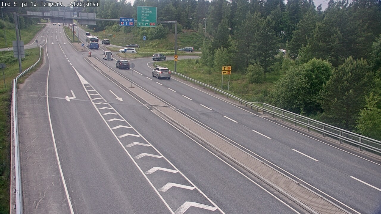 Kelikamerat Kuva Tie 12 Tampere, Alasjärvi, Tampere, Pirkanmaa