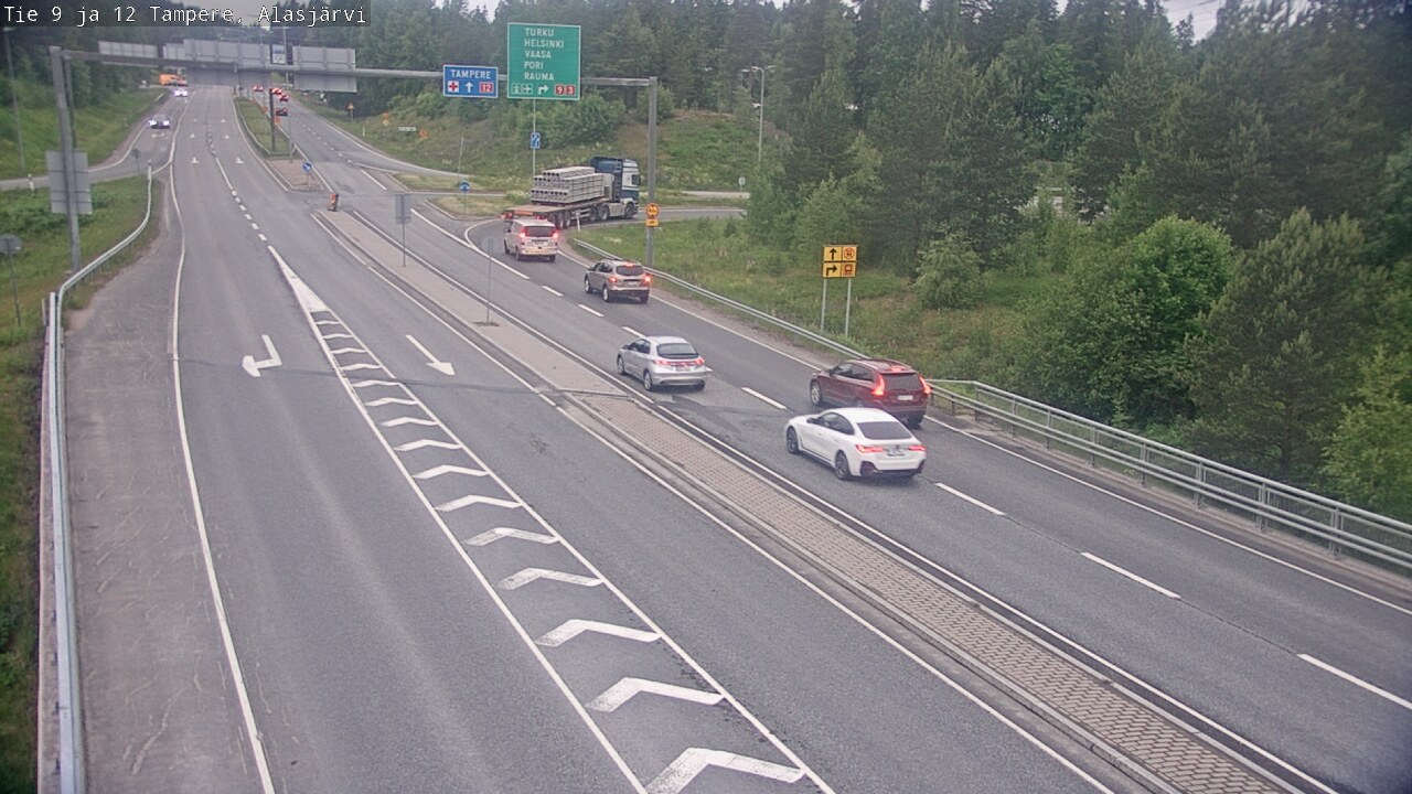 Kelikamerat Kuva Tie 12 Tampere, Alasjärvi, Tampere, Pirkanmaa