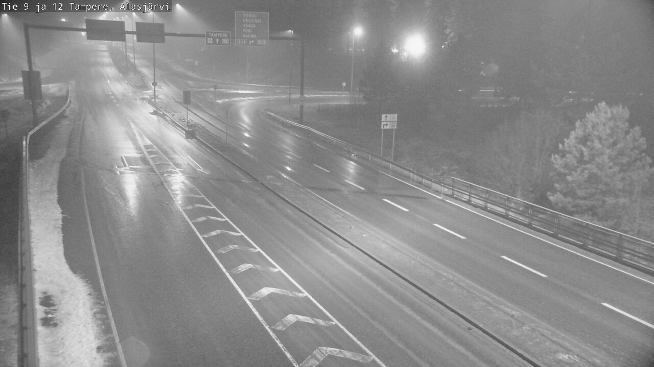 Weather Camera Image Väg 12 Tammerfors, Alasjärvi, Tampere, Pirkanmaa
