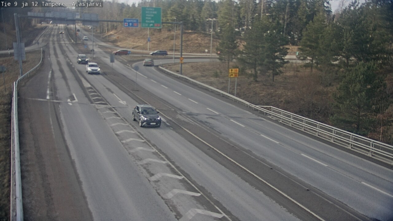 Kelikamerat Kuva Tie 12 Tampere, Alasjärvi, Tampere, Pirkanmaa