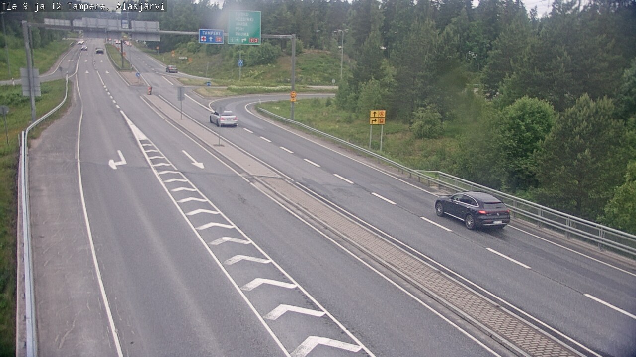 Weather Camera Image Väg 12 Tammerfors, Alasjärvi, Tampere, Pirkanmaa