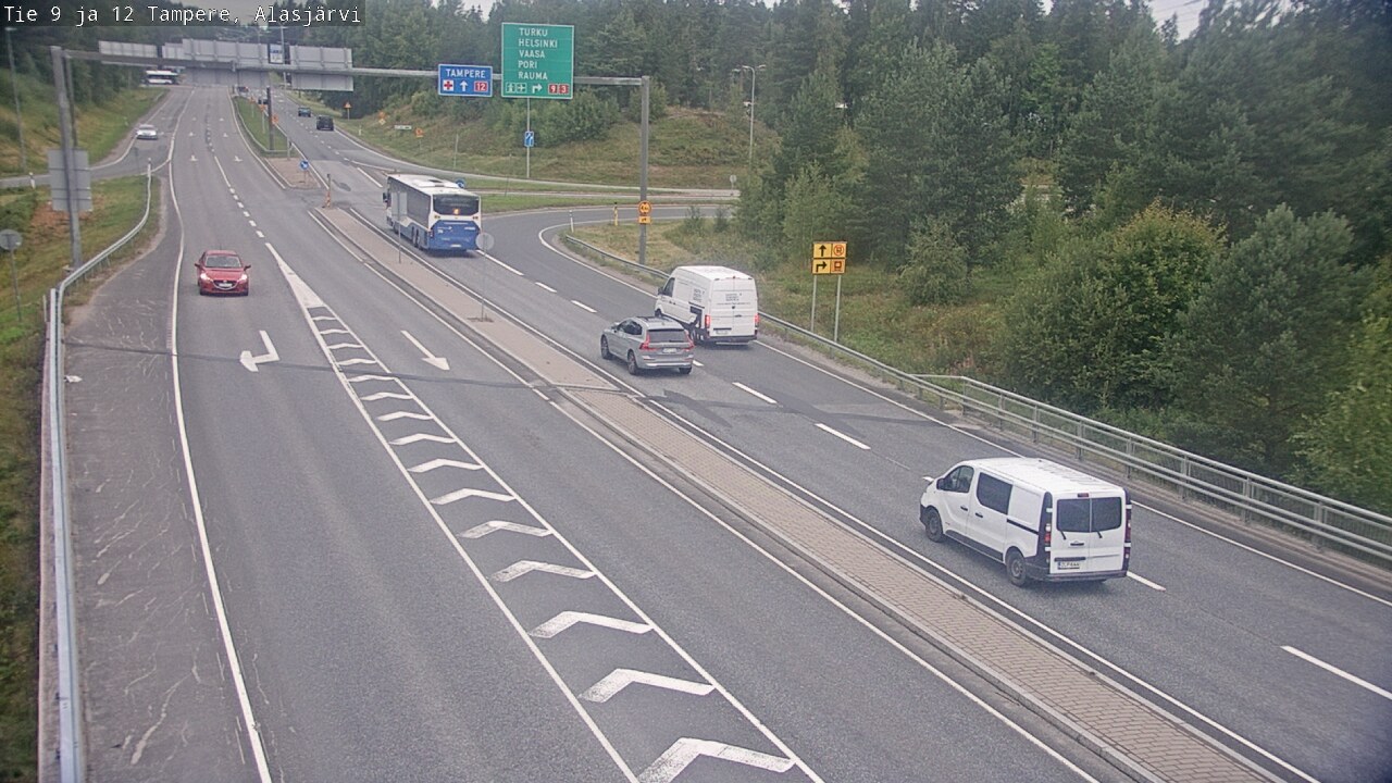 Weather Camera Image Road 12 Tampere, Alasjärvi, Tampere, Pirkanmaa