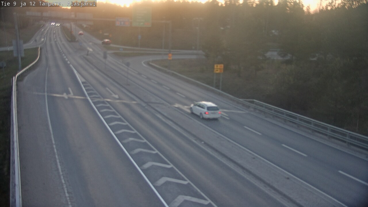 Weather Camera Image Road 12 Tampere, Alasjärvi, Tampere, Pirkanmaa