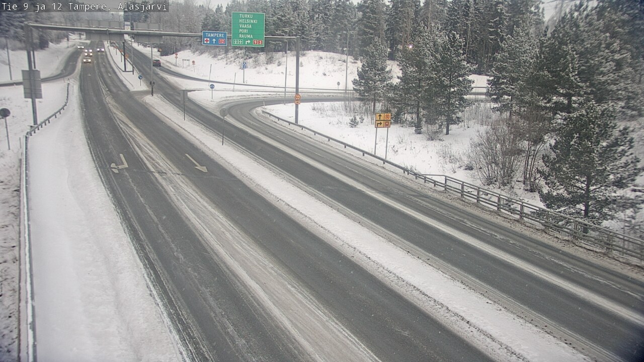 Weather Camera Image Väg 12 Tammerfors, Alasjärvi, Tampere, Pirkanmaa
