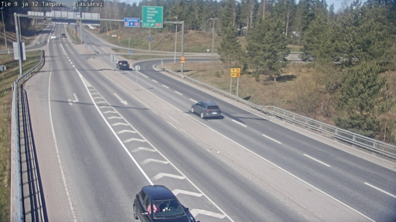 Kelikamerat Kuva Tie 12 Tampere, Alasjärvi, Tampere, Pirkanmaa