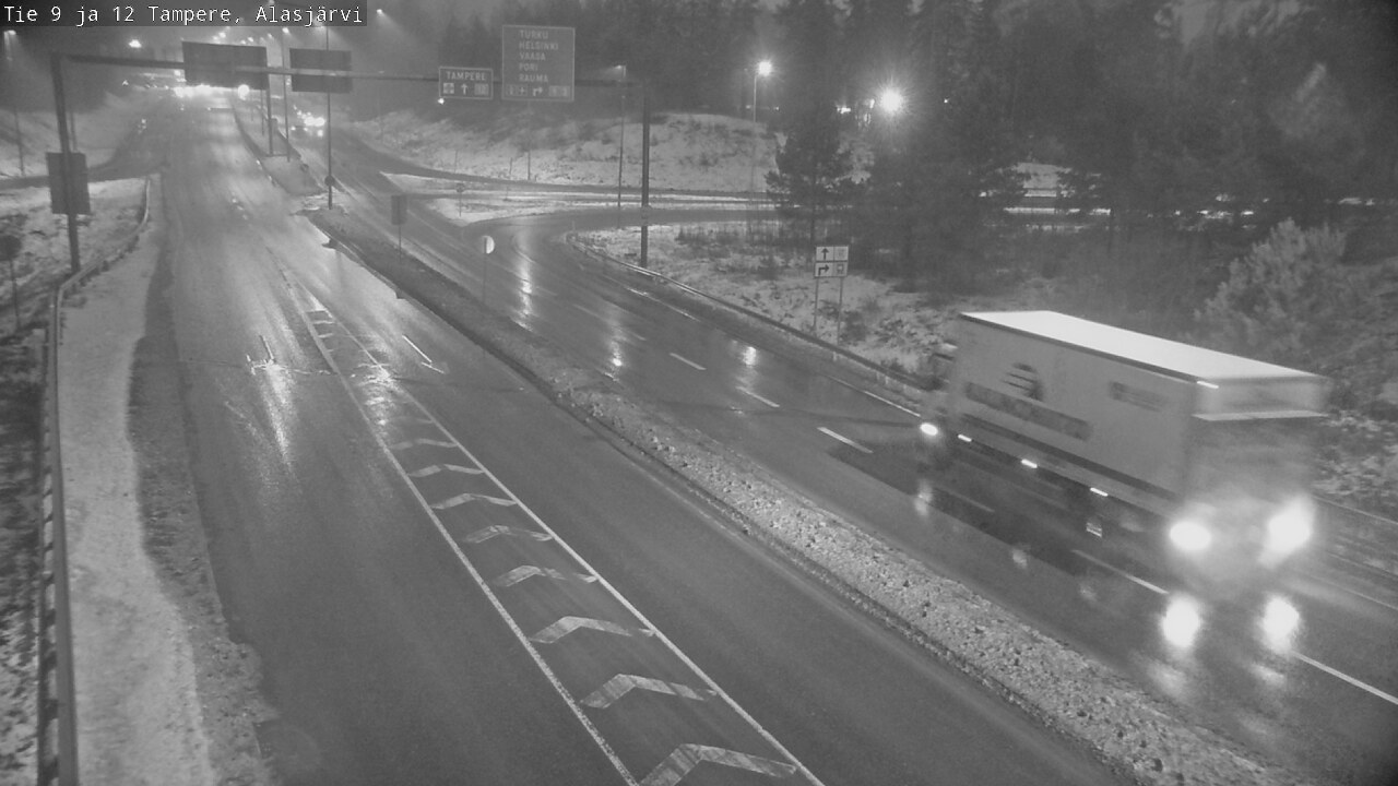 Weather Camera Image Väg 12 Tammerfors, Alasjärvi, Tampere, Pirkanmaa