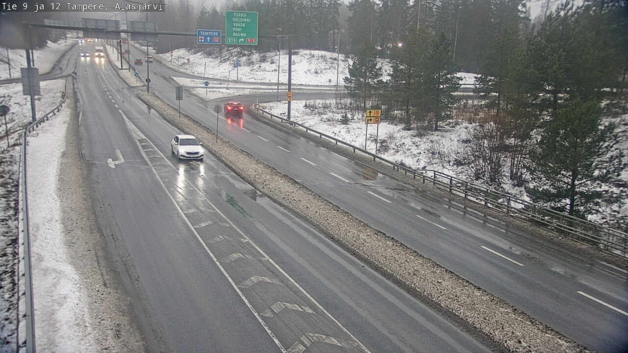 Weather Camera Image Väg 12 Tammerfors, Alasjärvi, Tampere, Pirkanmaa