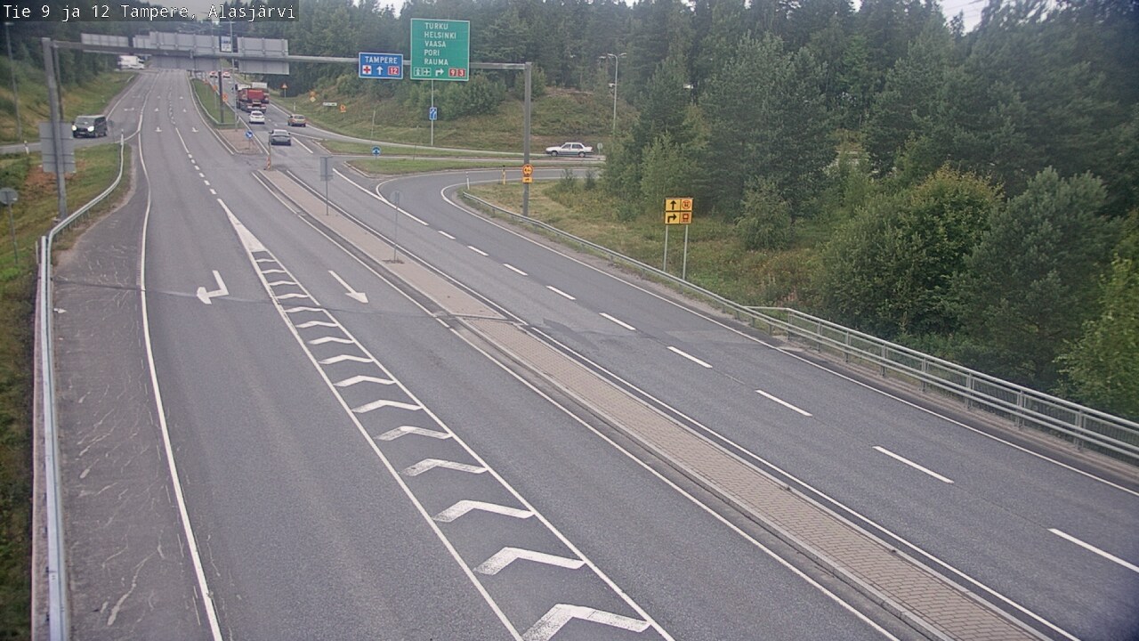 Weather Camera Image Road 12 Tampere, Alasjärvi, Tampere, Pirkanmaa
