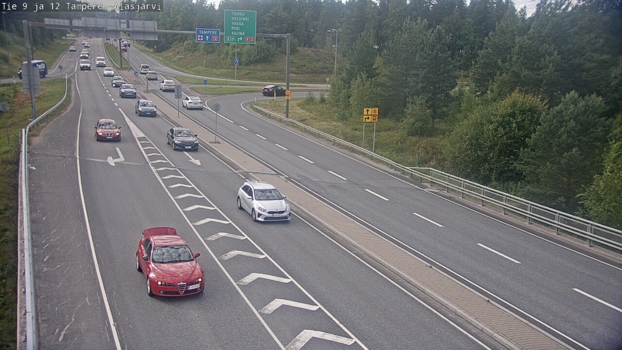 Kelikamerat Kuva Tie 12 Tampere, Alasjärvi, Tampere, Pirkanmaa