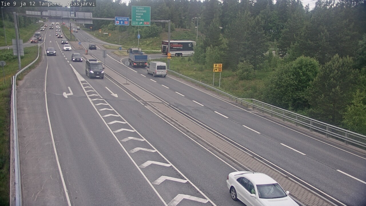 Weather Camera Image Väg 12 Tammerfors, Alasjärvi, Tampere, Pirkanmaa