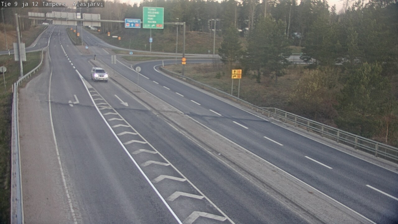 Kelikamerat Kuva Tie 12 Tampere, Alasjärvi, Tampere, Pirkanmaa