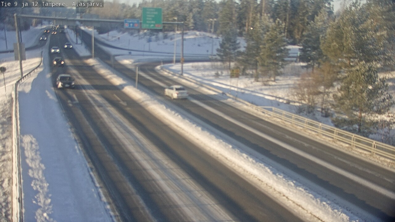 Weather Camera Image Väg 12 Tammerfors, Alasjärvi, Tampere, Pirkanmaa
