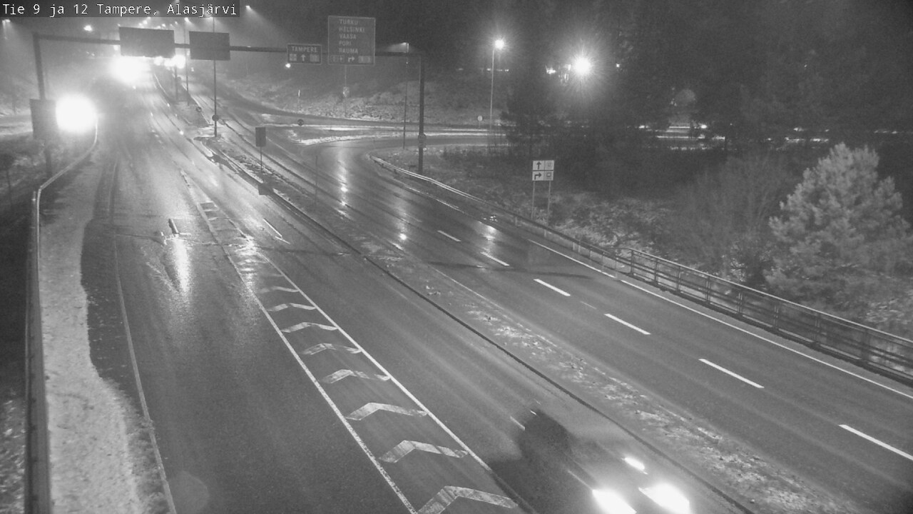Weather Camera Image Väg 12 Tammerfors, Alasjärvi, Tampere, Pirkanmaa