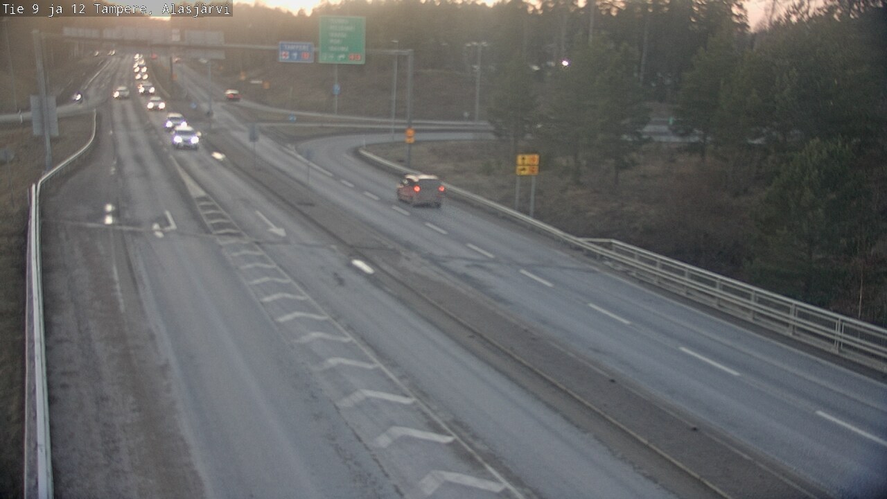 Weather Camera Image Road 12 Tampere, Alasjärvi, Tampere, Pirkanmaa