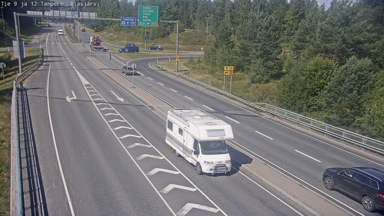 Kelikamerat Kuva Tie 12 Tampere, Alasjärvi, Tampere, Pirkanmaa