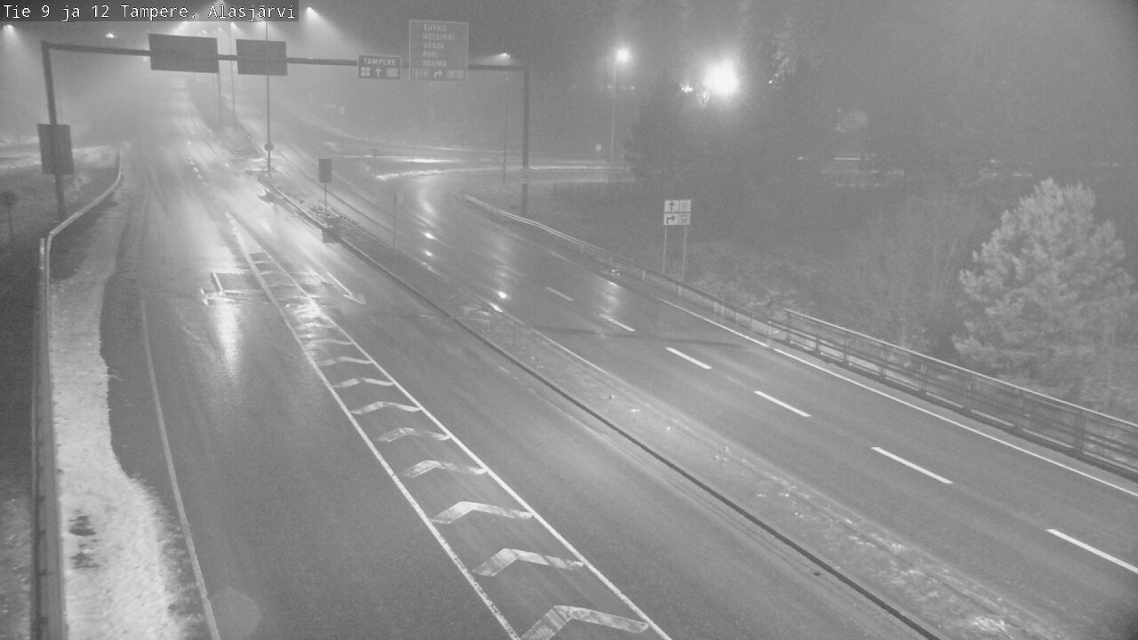 Weather Camera Image Väg 12 Tammerfors, Alasjärvi, Tampere, Pirkanmaa