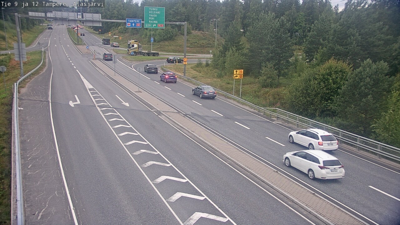Weather Camera Image Road 12 Tampere, Alasjärvi, Tampere, Pirkanmaa