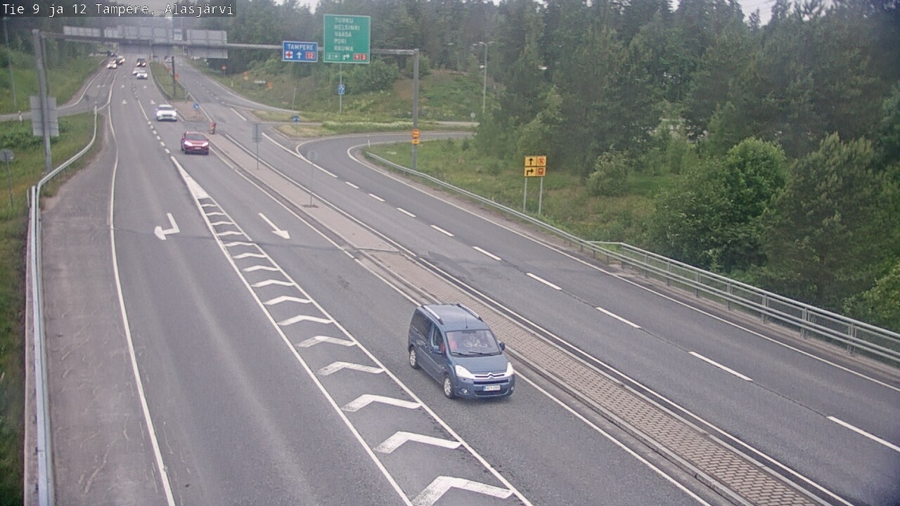 Weather Camera Image Väg 12 Tammerfors, Alasjärvi, Tampere, Pirkanmaa