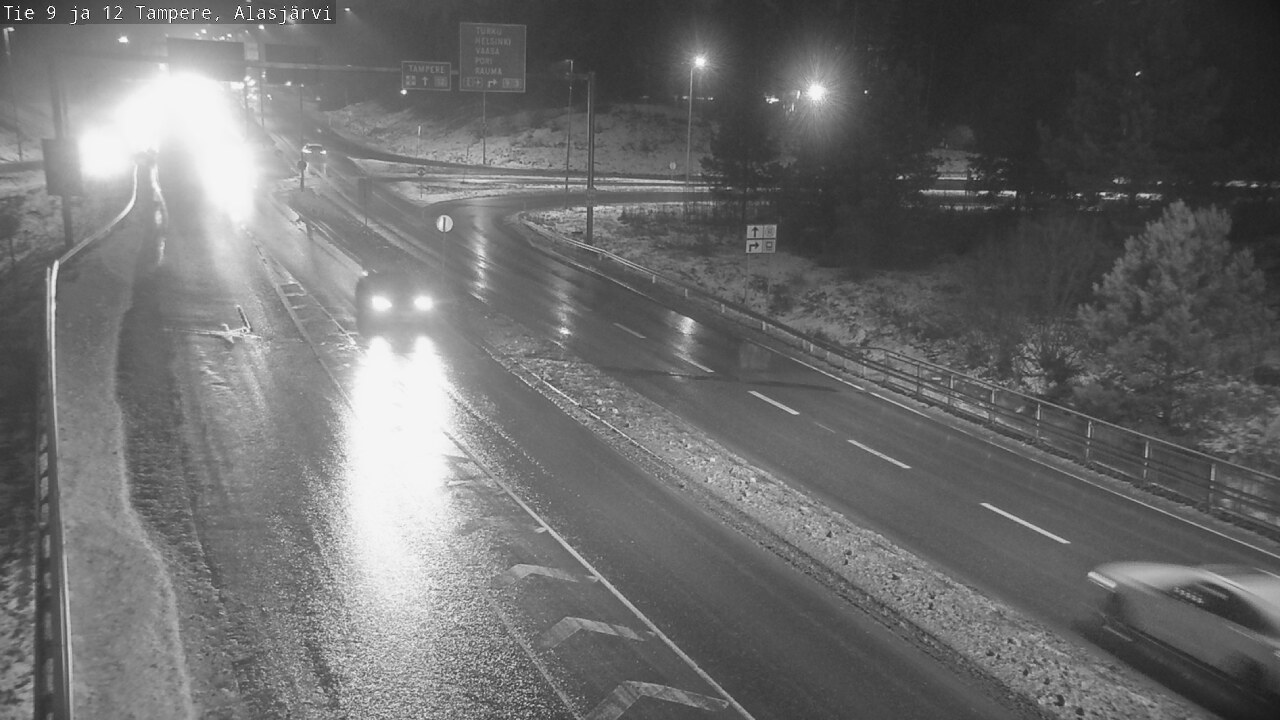 Weather Camera Image Väg 12 Tammerfors, Alasjärvi, Tampere, Pirkanmaa